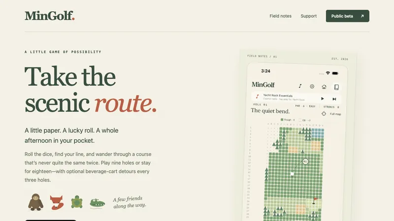 MinGolf screenshot